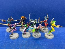 8 Harlequine / Harlequin Troupe der Aeldari / Eldar METALL BEMALT