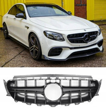 ✅ Kühlergrill Grill für Mercedes-Benz E-Klasse W213 C238 AMG E63 OPTIK SCHWARZ