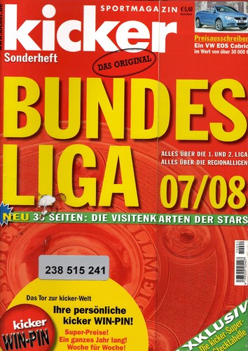 Kicker bundesliga sonderheft - kicker,