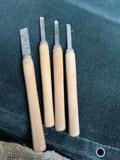 4-teilig Drechselmesser Set Drechseleisen Satz Drechselwerkzeuge Drechseln