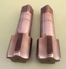 2 HSS Gewindebohrer M30x1,5 MF Gewindeschneider Feingewinde Gewinde Satz