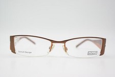 Brille inface Danish Design if8275 Bronze Braun Halbrand Brillengestell Neu