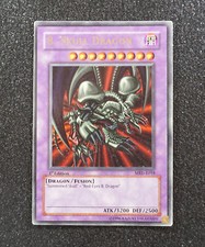 Yugioh SCHW. TOTENKOPFDRACHE , mrd-e018 Ultra Rare englisch Played 1. Auflage
