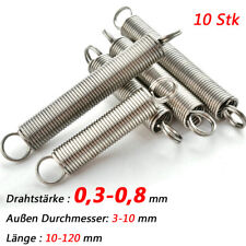10 Stk Klein Zugfeder mit Öse