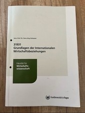 Skript Fernuni Hagen Grundlagen der Internationalen Wirtschaftsbeziehungen