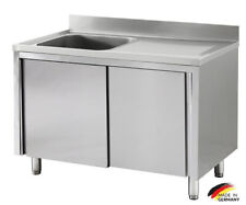 Edelstahl Spülschrank 100 x