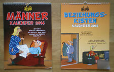 Uli Stein, Kalender, Männer 2014, Beziehungskalender 2015, Familienkalender 2011