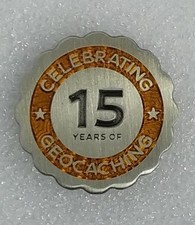 Geocoin - 15 Years Celebrating
