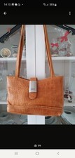 Handtasche cognac, gebraucht