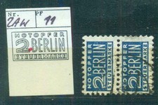 Notopfer Berlin  2AW Paar mit Plattenfehler 11