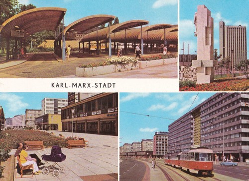 Ansichtskarte karl marx stadt - ansichtskarte, karl-marx-stadt
