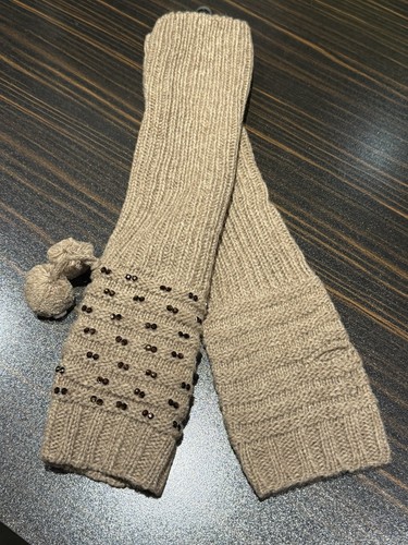 Handschuhe stulpen beige - stulpen, braun