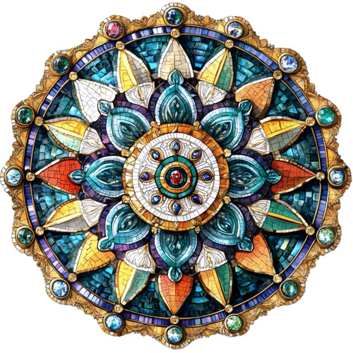 Mandala blume floral botanik - mandala,