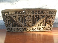 Kinderwagen Antik Peddigrohr Kinderwiege Kinderschaukel um 1880 Rarität