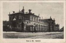 Old postcard Bonn station