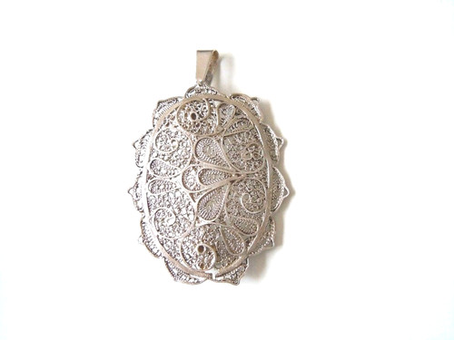 Antik silber brosche - antik,