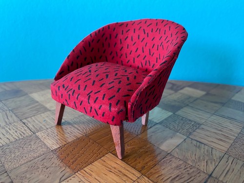 Sessel wichtelmarke 50er rot - sessel,