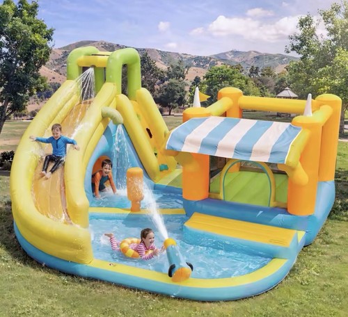 Aufblasbarer wasserpark - aufblasbarer,