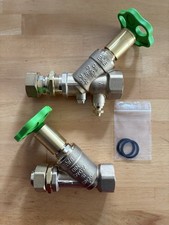 2 x EWE Schrägsitzventil 1“