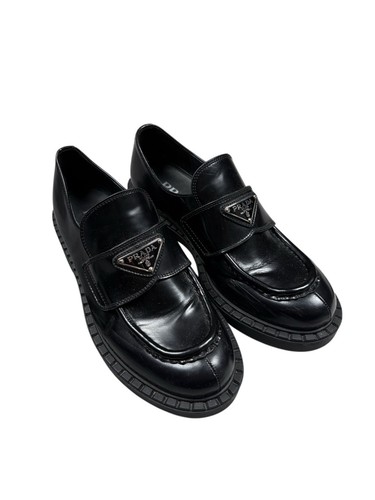Prada loafer schwarz leder - prada,