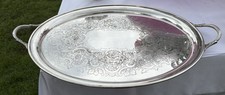 Tablett England Silberauflage
