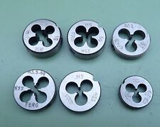 6 HSS Schneideisen M2,3 M3 M3,5 M4 M5 M6 6g Gewindeschneider Gewindeschneideisen