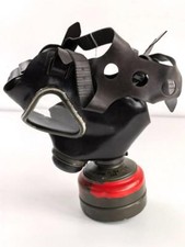 Bundeswehr, Gasmaske Modell 1965 mit Filter . Gebraucht, NUR FÜR DEKORATIONSZWEC