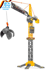 Dickie Toys - Mighty Crane (110 Cm) - Großer Spielzeug-Kran Mit 360°-Drehung & A