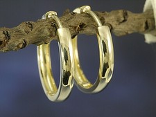 585 Gold Klappcreolen Grösse