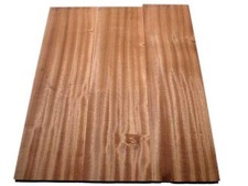 3x Mahagoni Holz Brett Leisten Flader 91x16-17,5cm x 23mm #V1