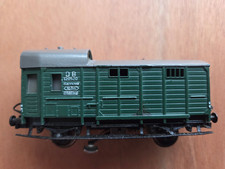 Trix H0 3422 Zugbegleitwagen 120520 der DB mit Schlusslicht alte Gußeisenform 2