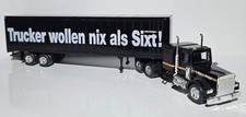 Herpa 141604 H0 1:87 LKW PETERBILT US TRUCK SATTELZUG WERBEMODELL "SIXT"