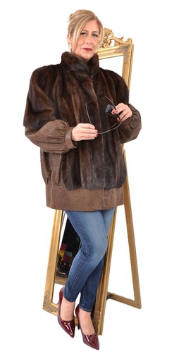 A5965 nerzjacke echt pelz - a5965,