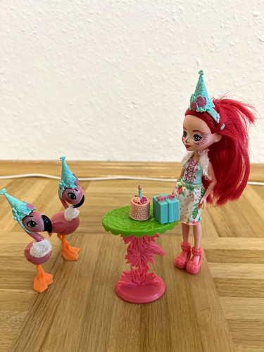 Enchantimals puppe flamingo - enchantimals,