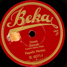 KAPELLE MERTON (=DAJOS BÉLA)  Dinah / Sevilla    Schellackplatte   78rpm   S5055