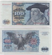 T146017 Banknote 100 DM