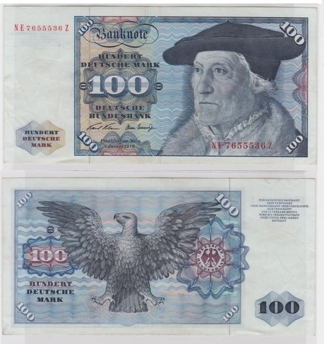 T146017 banknote 100 - banknote, dm