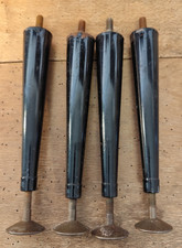 4 Orig. 50er 60er Möbelfüße Kommode Sideboard Fernseher Nirentisch Tischbein