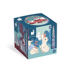 Stapelpyramide Waldtiere Rund