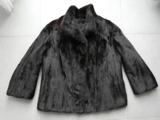 Echte Pelzjacke Nerzjacke Kurz Braun Gr. 40-42 kurzgröße Armlänge: 54 cm TOP