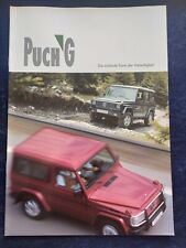 Mercedes Steyr Daimler Puch G 320G 350 Turbodiesel Prospekt 1994