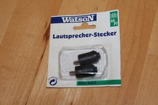 Lautsprecher-Stecker Watson Modell 9803 HiFi NEU! OVP!