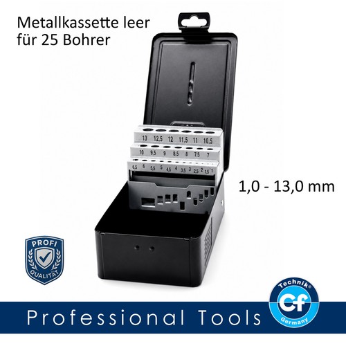 Metallkassette leer für