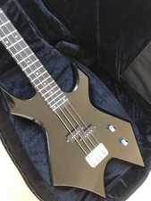 WIE NEU Harley Benton Warlock mit Tasche E-Bass WB-20BK Rock Series Bundle
