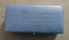 Wehrmacht Luftwaffe Frontflugspange für Jäger Gold Etui Verleihungsetui selten !