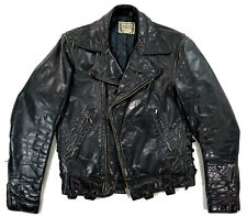 LEATHER FOREVER Perfecto US Vintage Biker Motorrad Lederjacke Horsehide 46 S