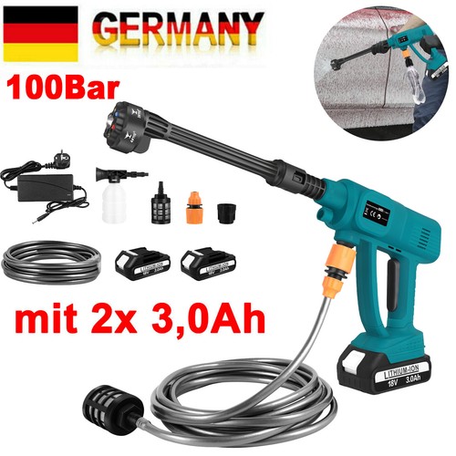Akku hochdruckreiniger 2x - akku, +2x