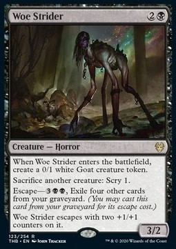 Magic mtg woe strider - magic/mtg, thb-123