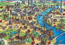 Puzzle (500 T.) Stadtkarte von