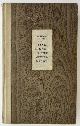 Hermann hesse eine stunde - eine,